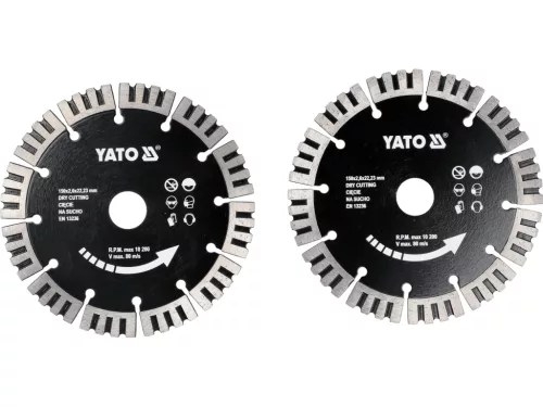 Yato elektromos horonymaró 1800W, 2db 150mm-es tárcsával