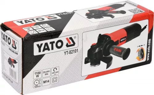 Yato elektromos sarokcsiszoló fordulatszám szabályzós M14 125 mm 1100 W
