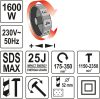 Yato elektromos fúrókalapács SDS-Max 25 J 1600 W