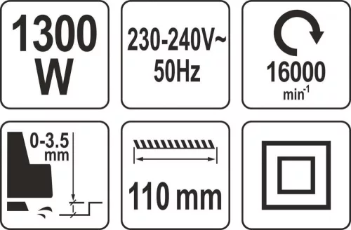 Yato elektromos gyalu 110 mm 1300 W