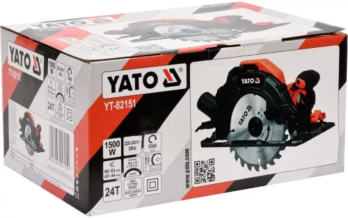 Yato elektromos körfűrész 185 mm 1500 W