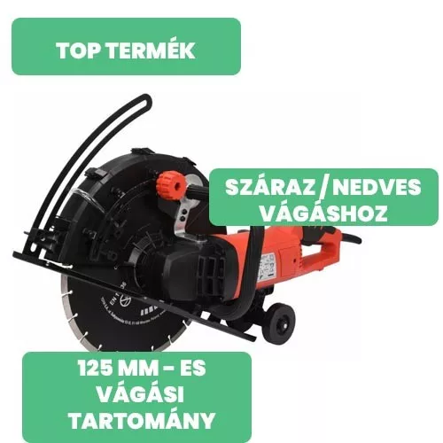 Yato elektromos betonvágó 350 mm 2600 W