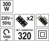 Yato Elektromos rezgőcsiszoló 115 x 229 mm 300 W