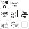 Yato elektromos szablyafűrész 1050 W