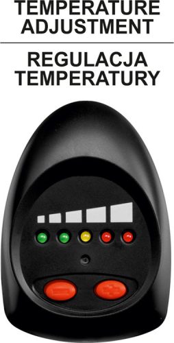 Yato elektromos hőlégfúvó LED kijelző + tartozékok 550 °C 2000 W