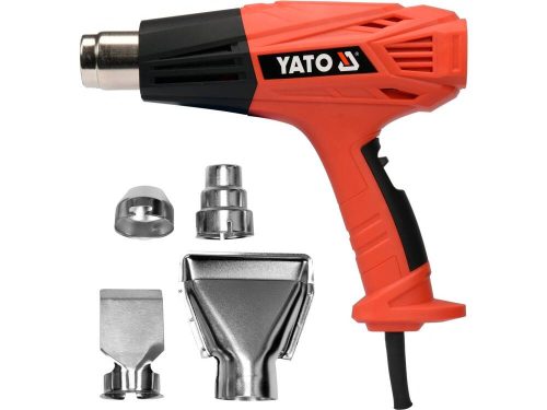 Yato elektromos hőlégfúvó tartozékokkal 450 - 600 °C 2000 W