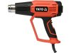 Yato elektromos hőlégfúvó tartozékokkal 50 - 600 °C 2000 W