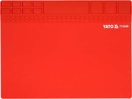 Yato hőálló szilikon forrasztó alátét 300x400 mm mágneses