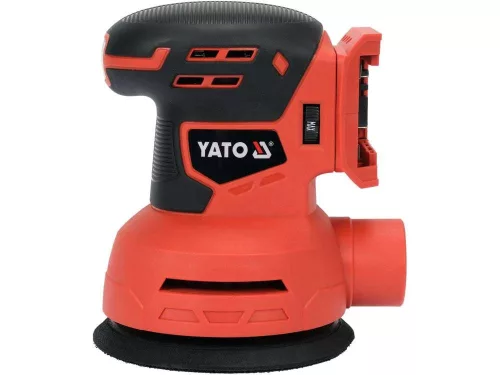 Yato akkus excenter csiszoló 125 mm 18 V Li-Ion (akku + töltő nélkül)