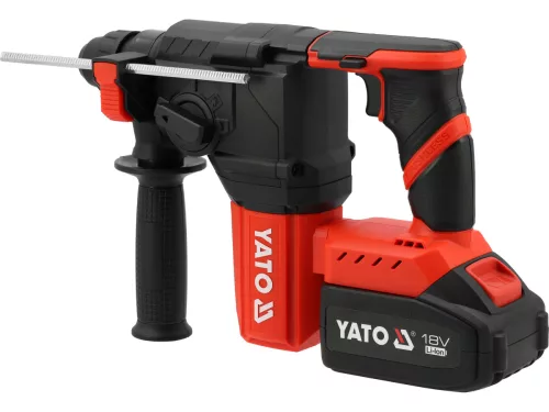 Yato akkus fúrókalapács SDS+, 18V, 2x4Ah akkuval, töltővel