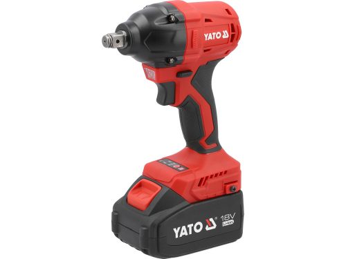 Yato akkus ütvecsavarozó 1/2" 350 Nm szénkefe nélkül 18 V (2 x 4,0 Ah akku + töltő)