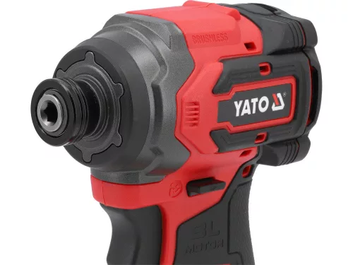 Yato akkus ütvecsavarozó 1/4" 230 Nm szénkefe nélküli 18 V (akku és töltő nélkül)