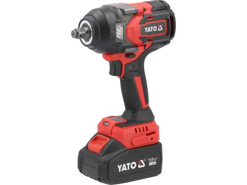 Yato akkus ütvecsavarozó 1/2" 1200 Nm szénkefe nélküli 18 V (1 x 4,0 Ah akku + töltő)
