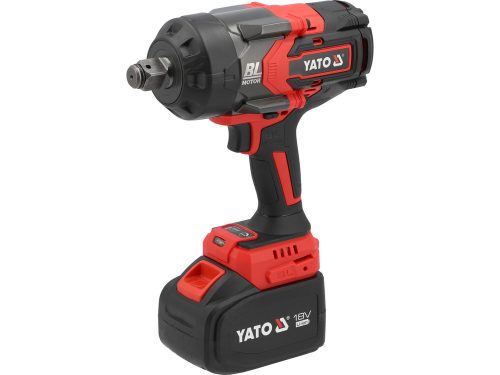 Yato akkus ütvecsavarozó 3/4" 2400 Nm szénkefe nélküli 18 V (1 x 6,0 Ah akku + töltő)