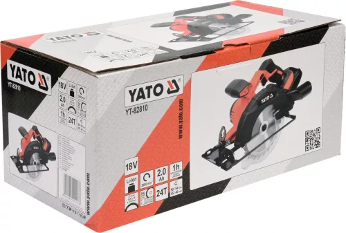 Yato akkus körfűrész 165 mm 18 V Li-Ion (1 x 2,0 Ah akku + töltő)