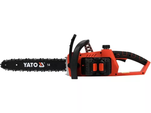 Yato akkus láncfűrész 350 mm 2 x 18 V (2 x 2,0 Ah akku + töltő)