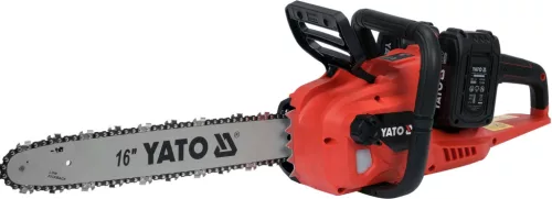 Yato akkus láncfűrész 16" 2 x 18 V (2 x 4,0 Ah akksi + töltő)