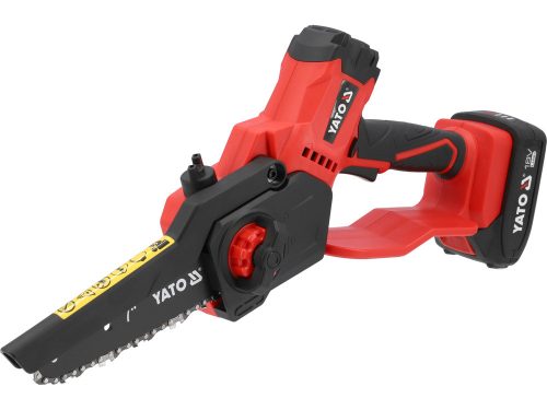 Yato akkus láncfűrész 175 mm szénkefe nélküli 18 V (1 x 2 Ah akku + töltő)