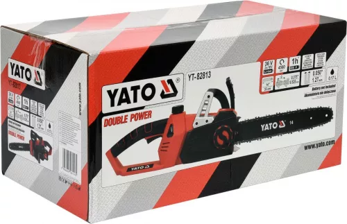 Yato akkus láncfűrész 350 mm 2 x 18 V (akku + töltő nélkül)