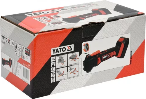 Yato akkus multifunkciós gép 18 V Li-Ion (1 x 2,0 Ah akku + töltő)