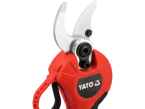 Yato akkus metszőolló 18V, szénkefementes, 30mm, 2Ah akkuval és töltővel