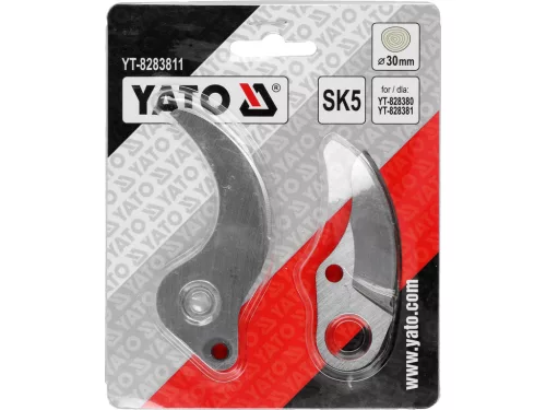 Yato metszőolló penge 30mm akkus metszőollóhoz: YT-828382, YT-828383
