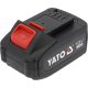 Yato akkumulátor 18 V / 3,0 Ah Li-ion