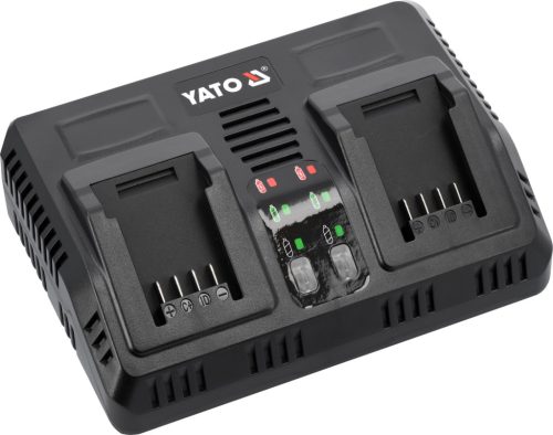 Yato akku töltő dupla 18 V 2,2 A