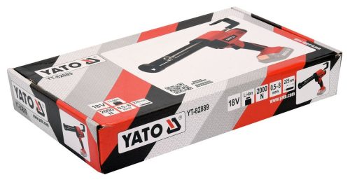 Yato akkus kittkinyomó- és ragasztópisztoly 225 ml 18 V (akku + töltő nélkül)