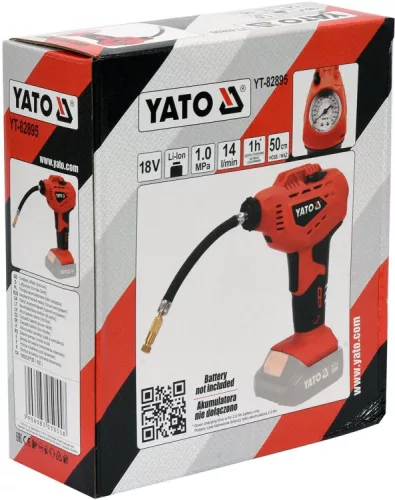 Yato akkus pumpa 10 bar 18 V Li-Ion (akku + töltő nélkül)