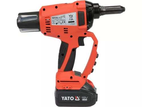 Yato akkus popszegecshúzó 18 V 125 mm (1 x 3,0 Ah akksi + töltő)