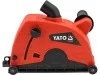 Yato horonyvágó védőburkolat 180 mm nagy sarokcsiszolóhoz, két tárcsás