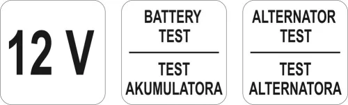 Yato akkuteszter 12V CCA 150-1400 Ah