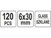 Yato üveg biztosíték készlet 120 részes