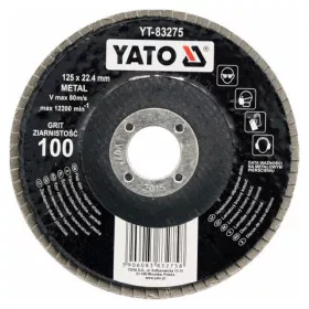 Yato lamellás csiszolókorong 125 x 22,4 mm / P120