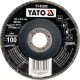 Yato lamellás csiszolókorong döntött 125 x 22,2 mm / P100