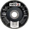 Yato lamellás csiszolókorong döntött 125 x 22,2 mm / P120