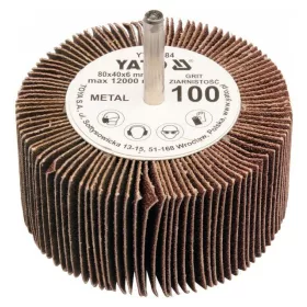 Yato csapos lamellás csiszolókorong 80 x 40 x 6 mm / P100