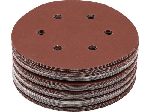 Yato tépőzáras fíbertárcsa 150 mm-es, P240 6 lyukas (50 db/cs)