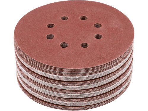 Yato tépőzáras fíbertárcsa 150 mm / P80 8 lyukas (50 db/cs)