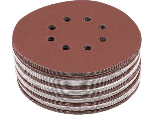 Yato tépőzáras fíbertárcsa 150 mm / P220 8 lyukas (50 db/cs)