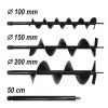 Yato Benzines talajfúró 51,2 cm3 + 3 fúrószár