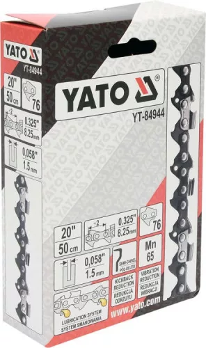 Yato láncfűrész lánc 20" 0,325" 1,5 mm 76 szem