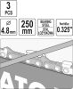 Yato kerek láncreszelő 4,8 mm (3 db/cs)