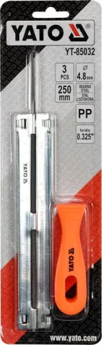 Yato kerek láncreszelő vezetővel és nyéllel 4,8 mm