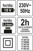 Yato akkumulátor töltő 18V Li-ion