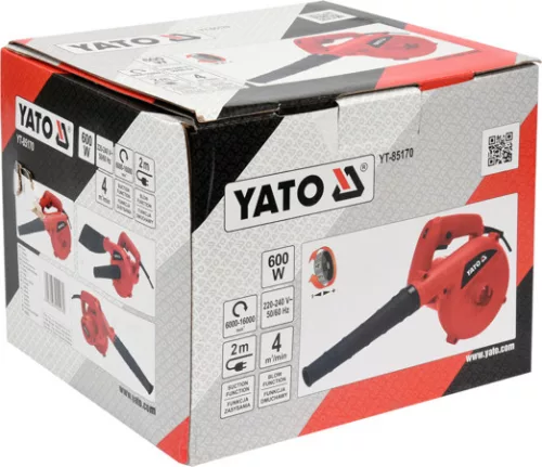 Yato elektromos lombfúvó-szívó 600 W