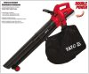 Yato akkus lombfúvó-szívó 45 liter 2 x 18 V Li-Ion (akku + töltő nélkül)