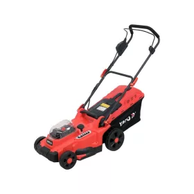 Yato akkus fűnyíró 2 x 18 V 370 mm (2 x 4,0 Ah akksi + töltő)
