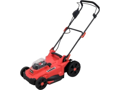 Yato akkus fűnyíró 2 x 18 V 430 mm (2 x 4,0 Ah akksi + töltő)